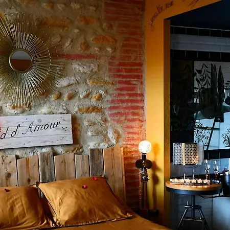 아파트 Romantique Avec Jacuzzi Et Terrasse 페르피냥